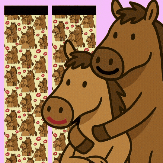 Limited edition paddock kiss cam socks with cartoon horse and lip print, made in USA boot socks