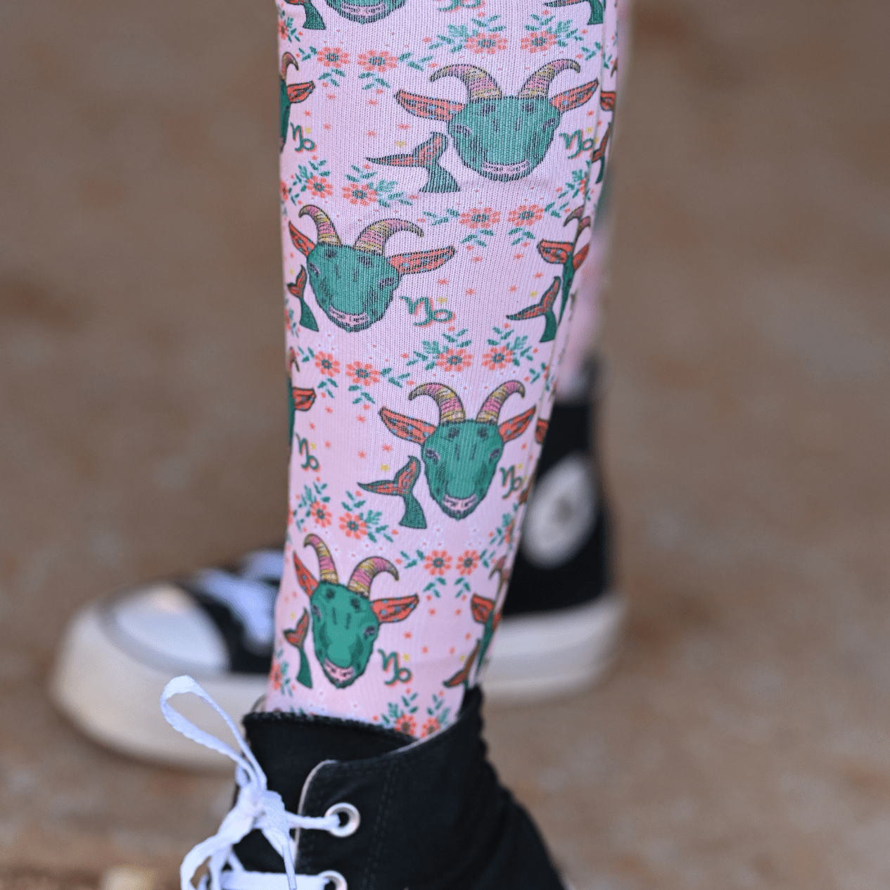 D&S LIMITED EDITION Limited Edition Limited Pretty Capricorn Socks equestrian boot socks boot socks thin socks riding socks pattern socks tall socks funny socks knee high socks horse socks horse show socks