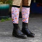 D&S LIMITED EDITION Limited Edition Limited Weekend in Paris Socks equestrian boot socks boot socks thin socks riding socks pattern socks tall socks funny socks knee high socks horse socks horse show socks