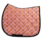 Long Dogs Saddle Pad full-size quilted horse saddle pad with playful pattern and cushy comfort