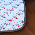 dreamers & schemers Saddle Pad Love Bite Saddle Pad equestrian boot socks boot socks thin socks riding socks pattern socks tall socks funny socks knee high socks horse socks horse show socks