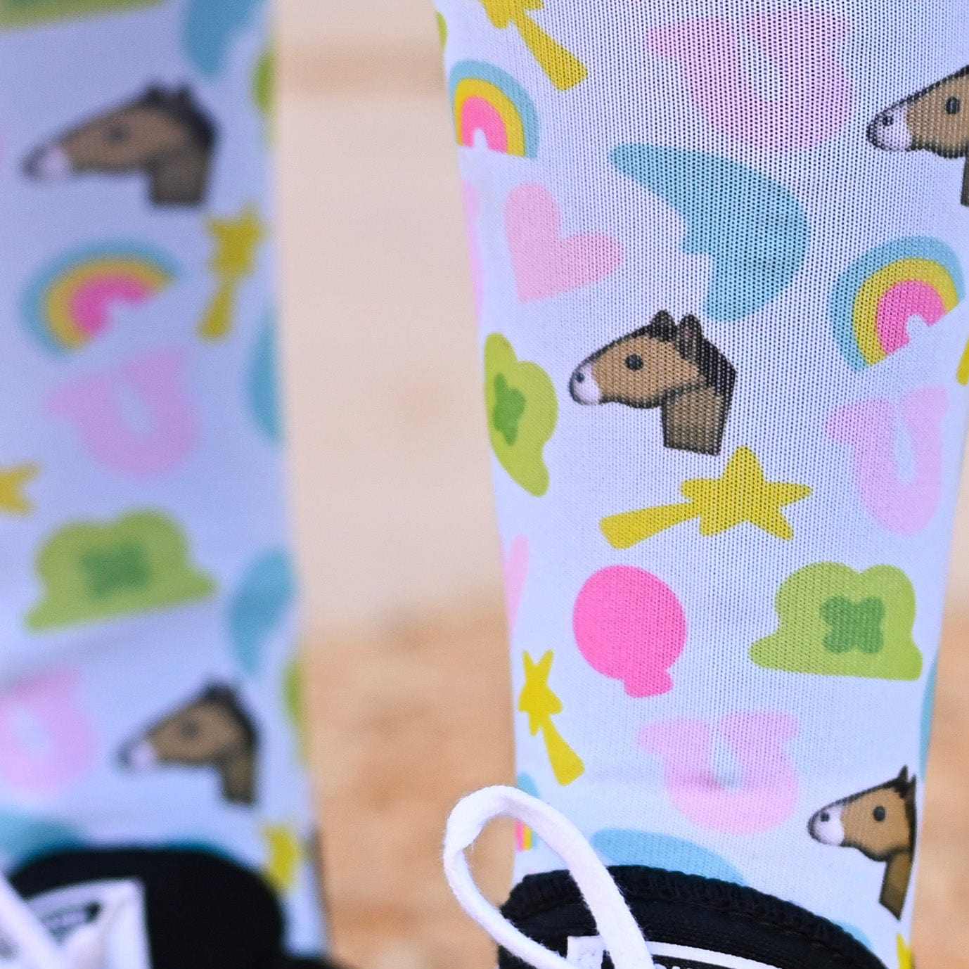 dreamers & schemers Youth Pair & a Spare Lucky Charms Youth Pair & a Spare Socks equestrian boot socks boot socks thin socks riding socks pattern socks tall socks funny socks knee high socks horse socks horse show socks