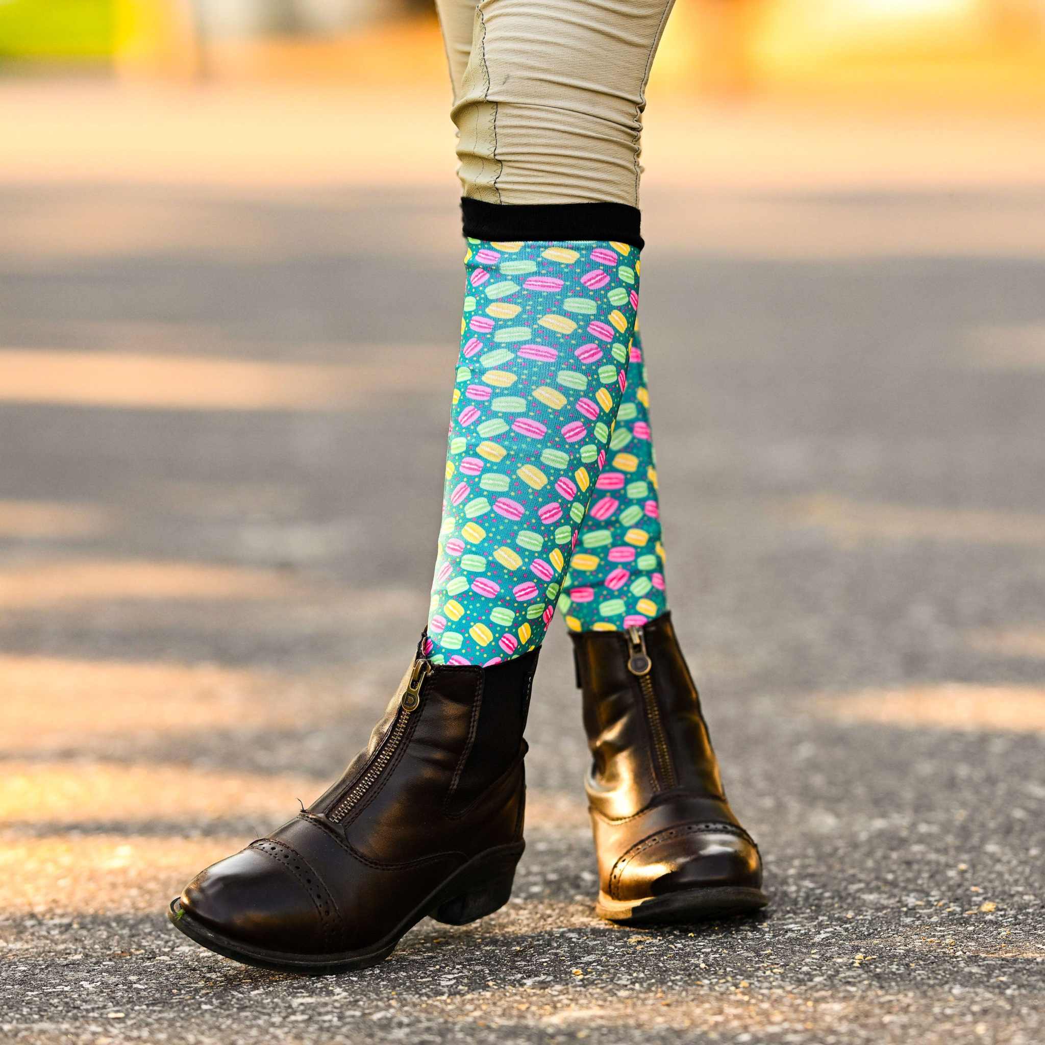 dreamers & schemers Youth Luxe Layers Youth Pair & A Spare Socks equestrian boot socks boot socks thin socks riding socks pattern socks tall socks funny socks knee high socks horse socks horse show socks