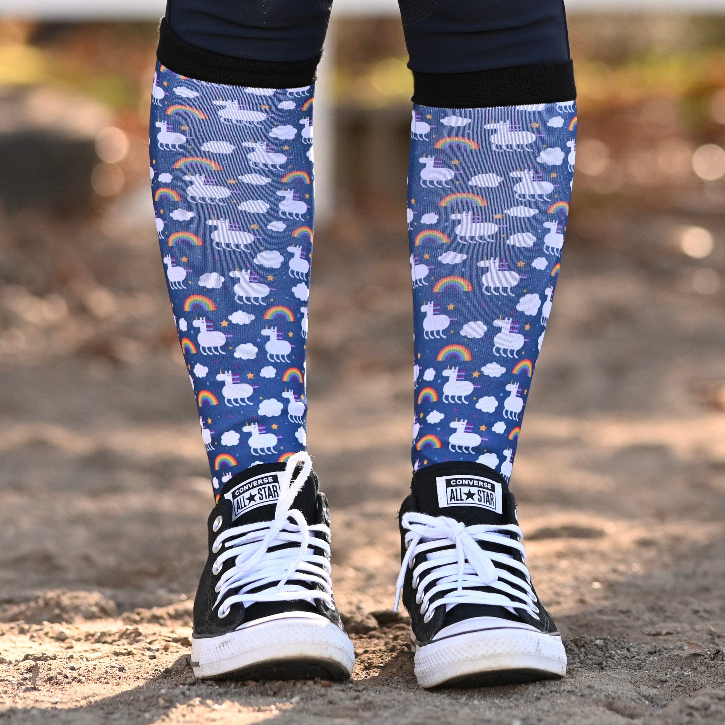 dreamers & schemers Pair & A Spare Magical AF Pair & a Spare Socks equestrian boot socks boot socks thin socks riding socks pattern socks tall socks funny socks knee high socks horse socks horse show socks