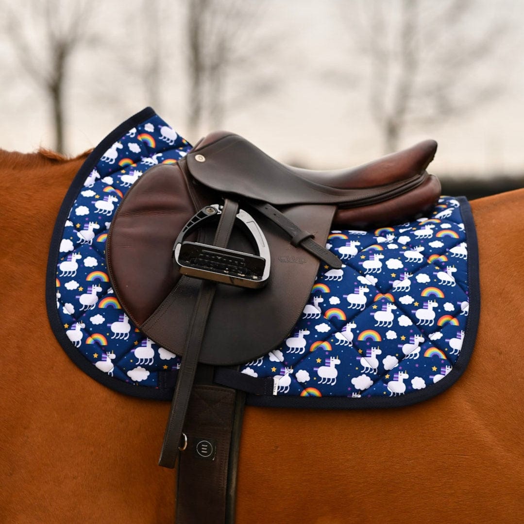 dreamers & schemers Saddle Pad Full Magical AF Saddle Pad equestrian boot socks boot socks thin socks riding socks pattern socks tall socks funny socks knee high socks horse socks horse show socks