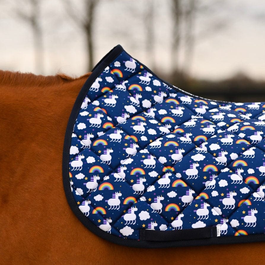 dreamers & schemers Saddle Pad Magical AF Saddle Pad equestrian boot socks boot socks thin socks riding socks pattern socks tall socks funny socks knee high socks horse socks horse show socks