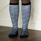 dreamers & schemers Mare Goods Bada$$ Socks equestrian boot socks boot socks thin socks riding socks pattern socks tall socks funny socks knee high socks horse socks horse show socks