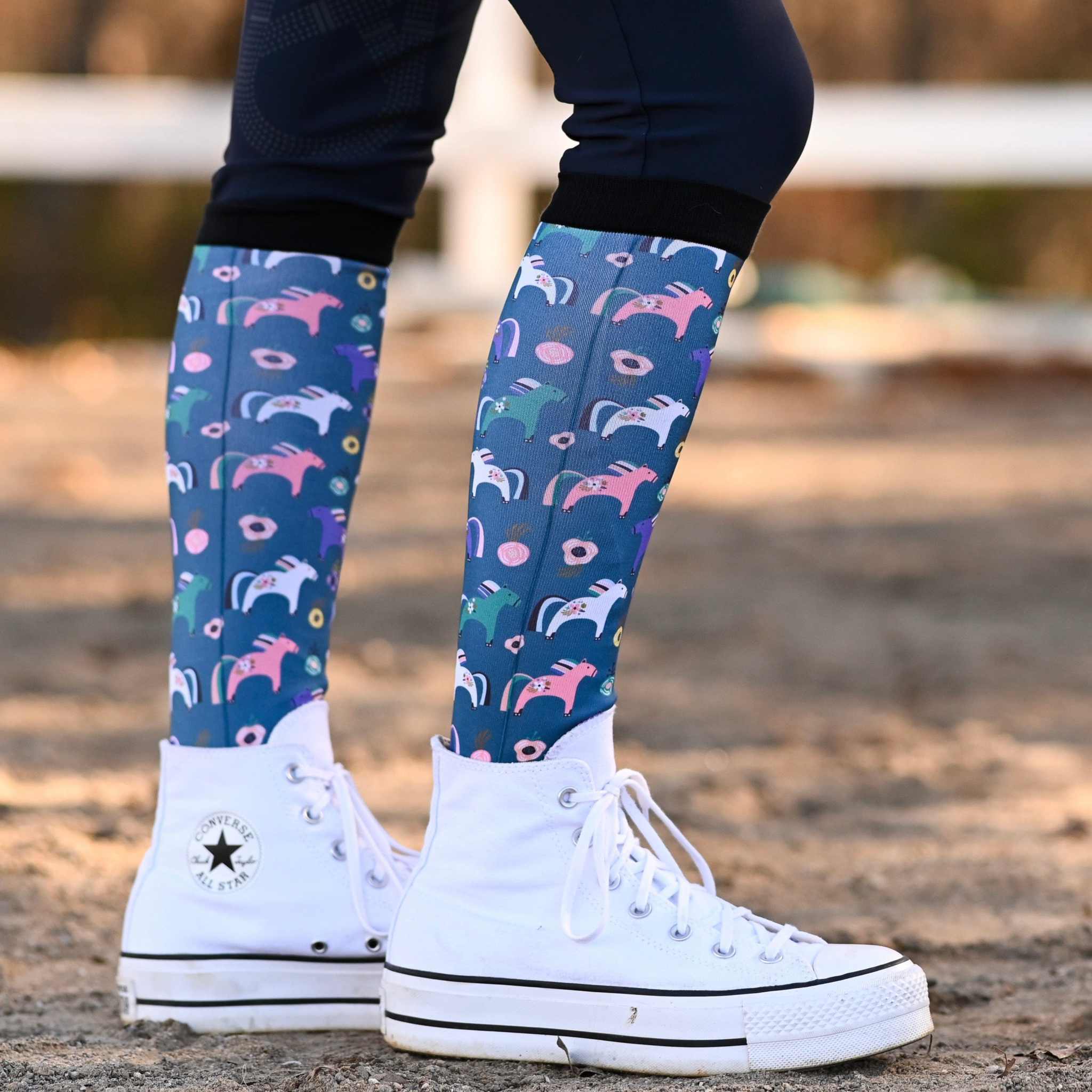 dreamers & schemers Pair & A Spare Mares Pair & a Spare Socks equestrian boot socks boot socks thin socks riding socks pattern socks tall socks funny socks knee high socks horse socks horse show socks
