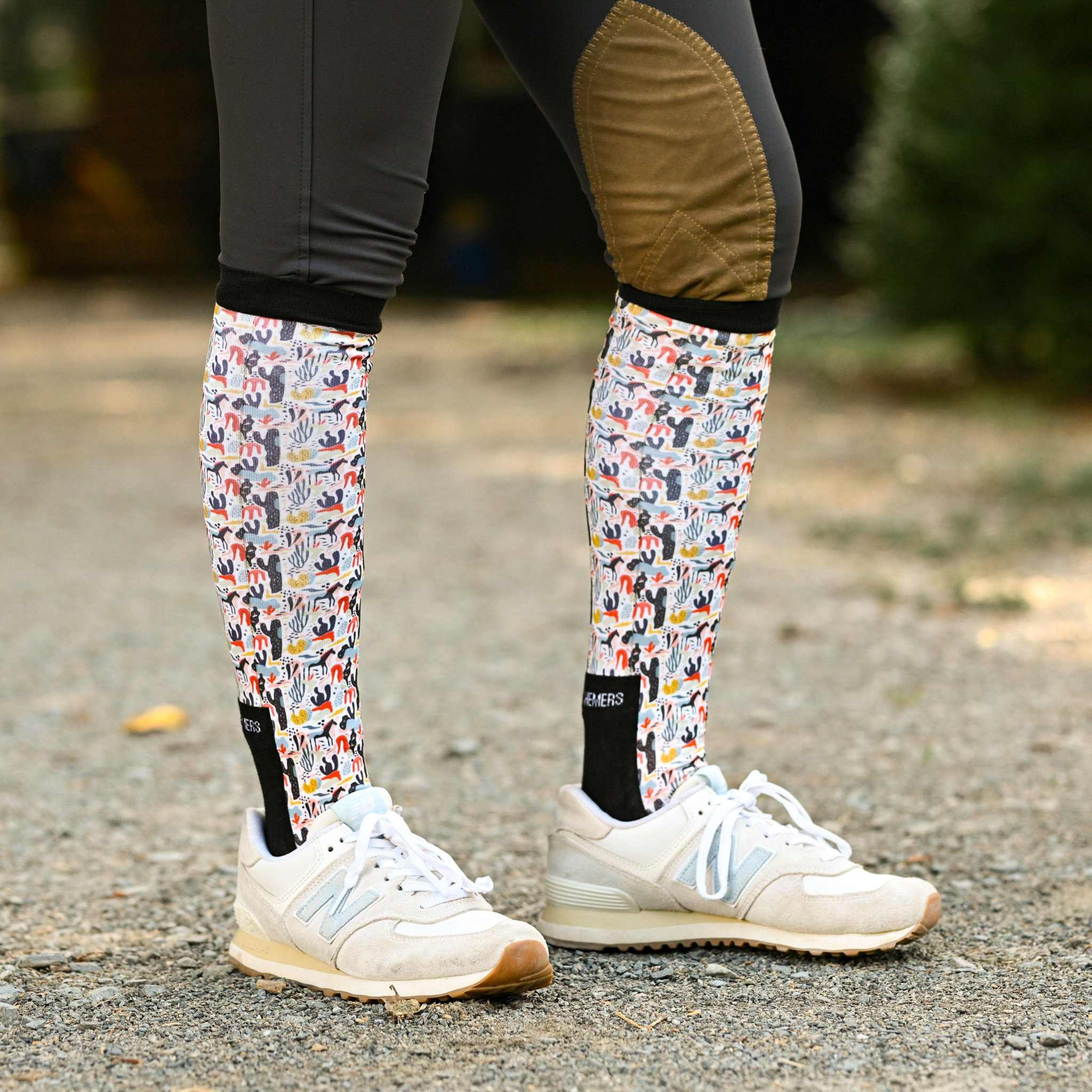 dreamers & schemers Pair & A Spare New Mexico Pair & A Spare Socks equestrian boot socks boot socks thin socks riding socks pattern socks tall socks funny socks knee high socks horse socks horse show socks