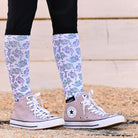 dreamers & schemers Youth Pair & a Spare On Fire (Dragon) Youth Pair & a Spare Socks equestrian boot socks boot socks thin socks riding socks pattern socks tall socks funny socks knee high socks horse socks horse show socks