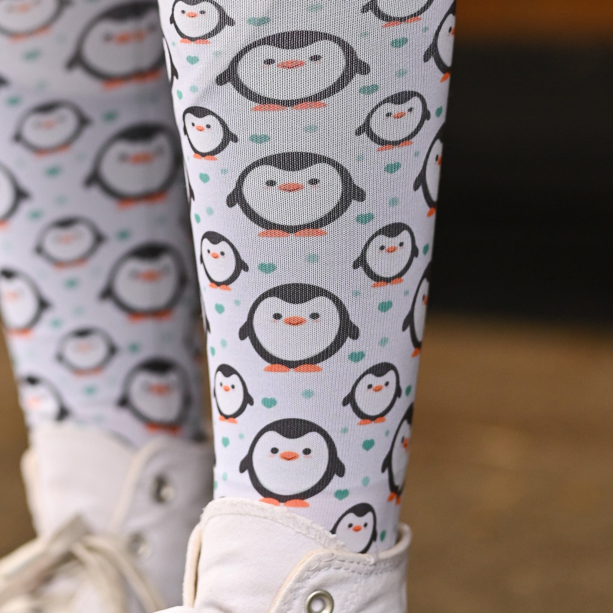 dreamers & schemers Pair & A Spare Penguin Party Pair & a Spare equestrian boot socks boot socks thin socks riding socks pattern socks tall socks funny socks knee high socks horse socks horse show socks