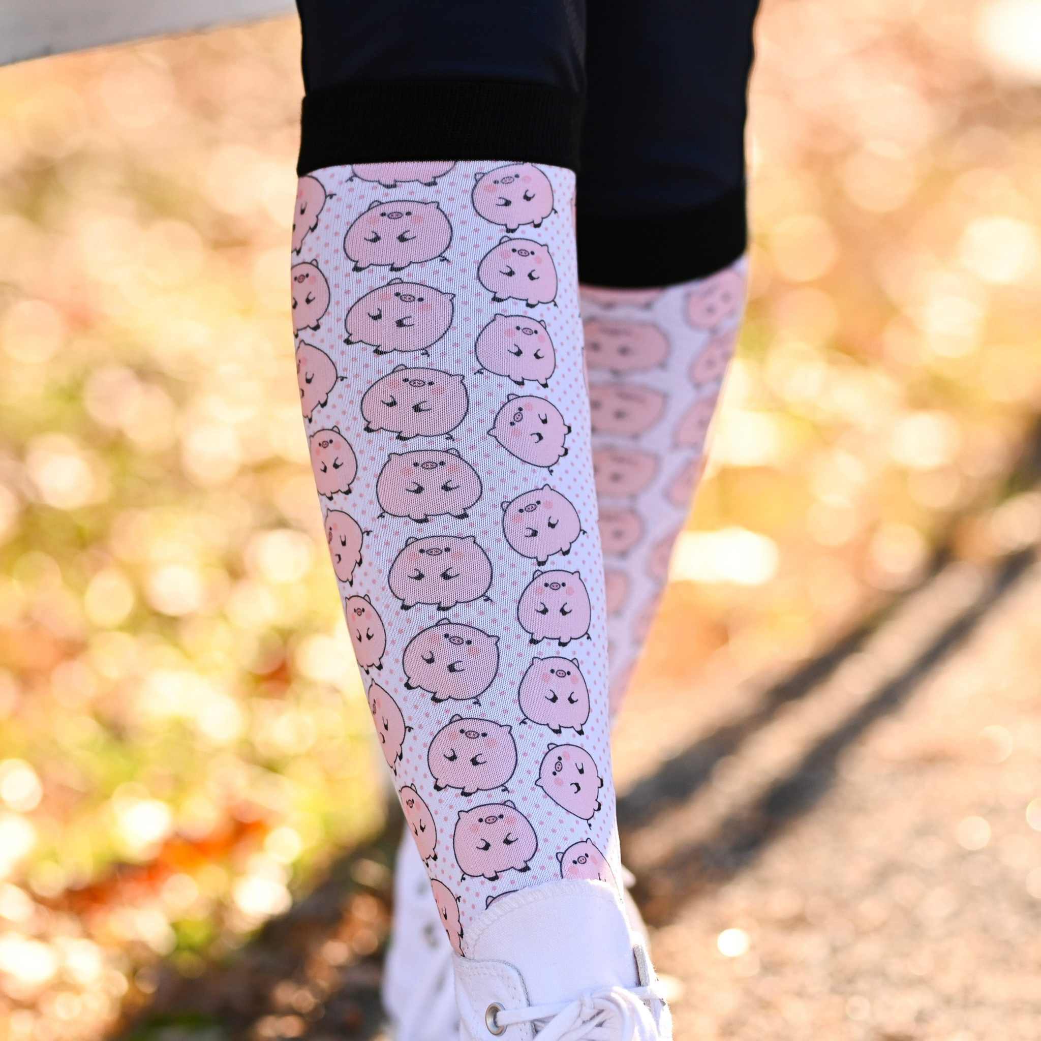 dreamers & schemers Pair & A Spare Piggies Pair & a Spare Socks equestrian boot socks boot socks thin socks riding socks pattern socks tall socks funny socks knee high socks horse socks horse show socks