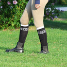 dreamers & schemers Knit Socks Ponies Are My Homies Boot Socks equestrian boot socks boot socks thin socks riding socks pattern socks tall socks funny socks knee high socks horse socks horse show socks