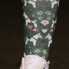 dreamers & schemers Pair & A Spare Pony Mac Green Dala Horse Pair & a Spare equestrian boot socks boot socks thin socks riding socks pattern socks tall socks funny socks knee high socks horse socks horse show socks