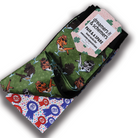 Shaken Not Stirred Pair & A Spare black boot socks pack of three with smooth flat-seam toe and breathable knit