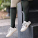 Simple Solid Pair of Socks - Dark Hunter Green