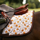 dreamers & schemers Saddle Pad Spice Spice Baby Saddle Pad equestrian boot socks boot socks thin socks riding socks pattern socks tall socks funny socks knee high socks horse socks horse show socks