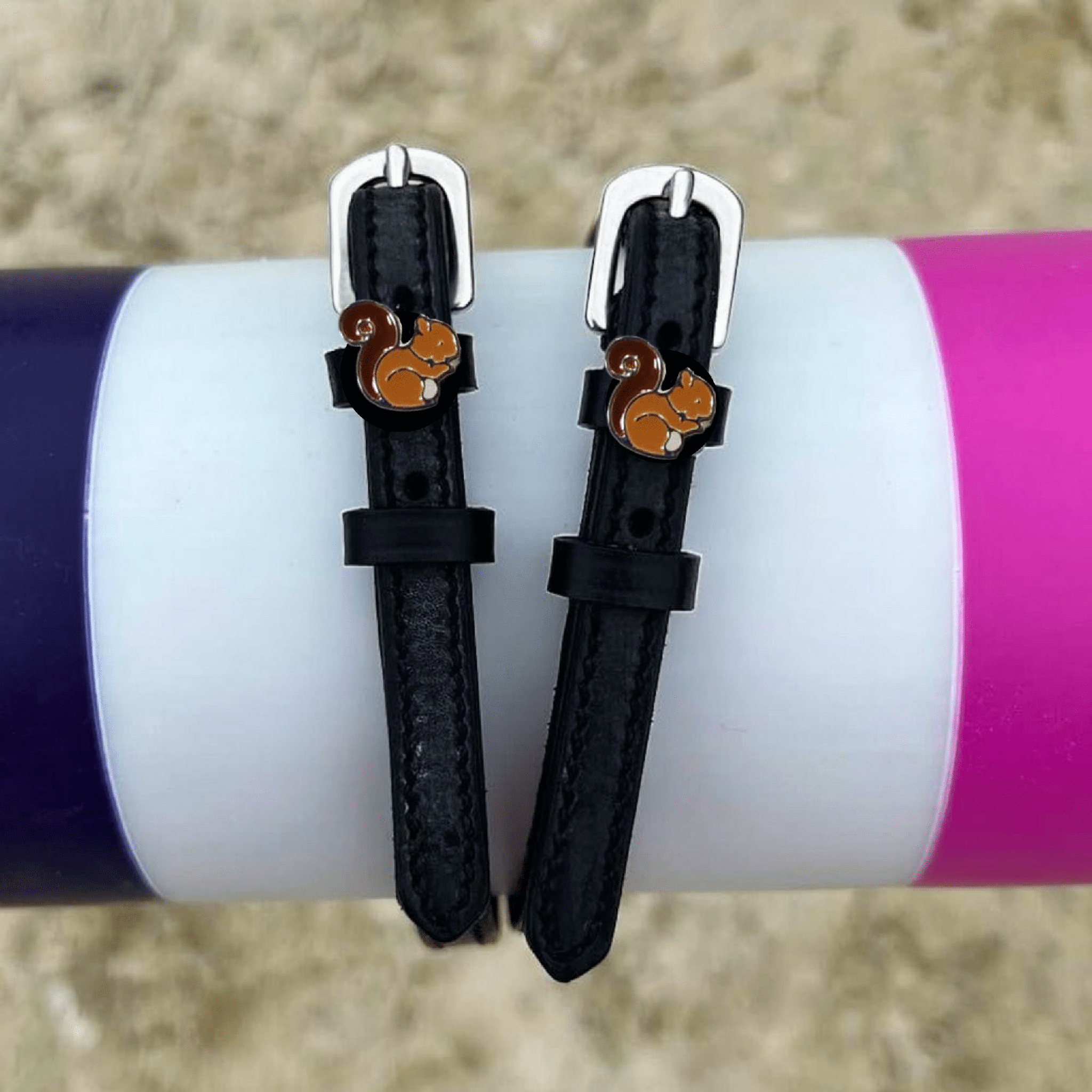 ManeJane Spur Straps Squirrel Spur Straps equestrian boot socks boot socks thin socks riding socks pattern socks tall socks funny socks knee high socks horse socks horse show socks