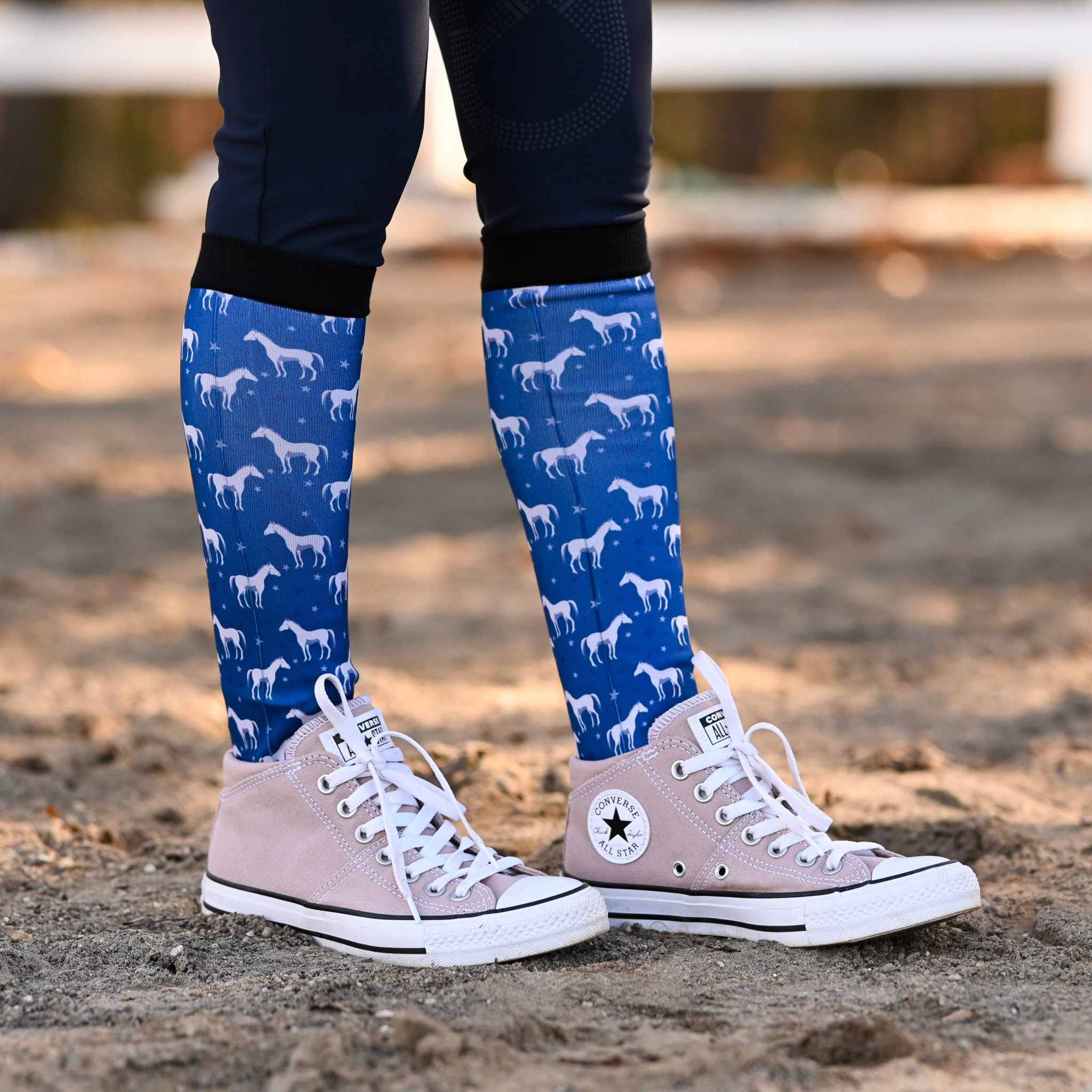 dreamers & schemers Pair & A Spare Stars Align Pair & a Spare Socks equestrian boot socks boot socks thin socks riding socks pattern socks tall socks funny socks knee high socks horse socks horse show socks