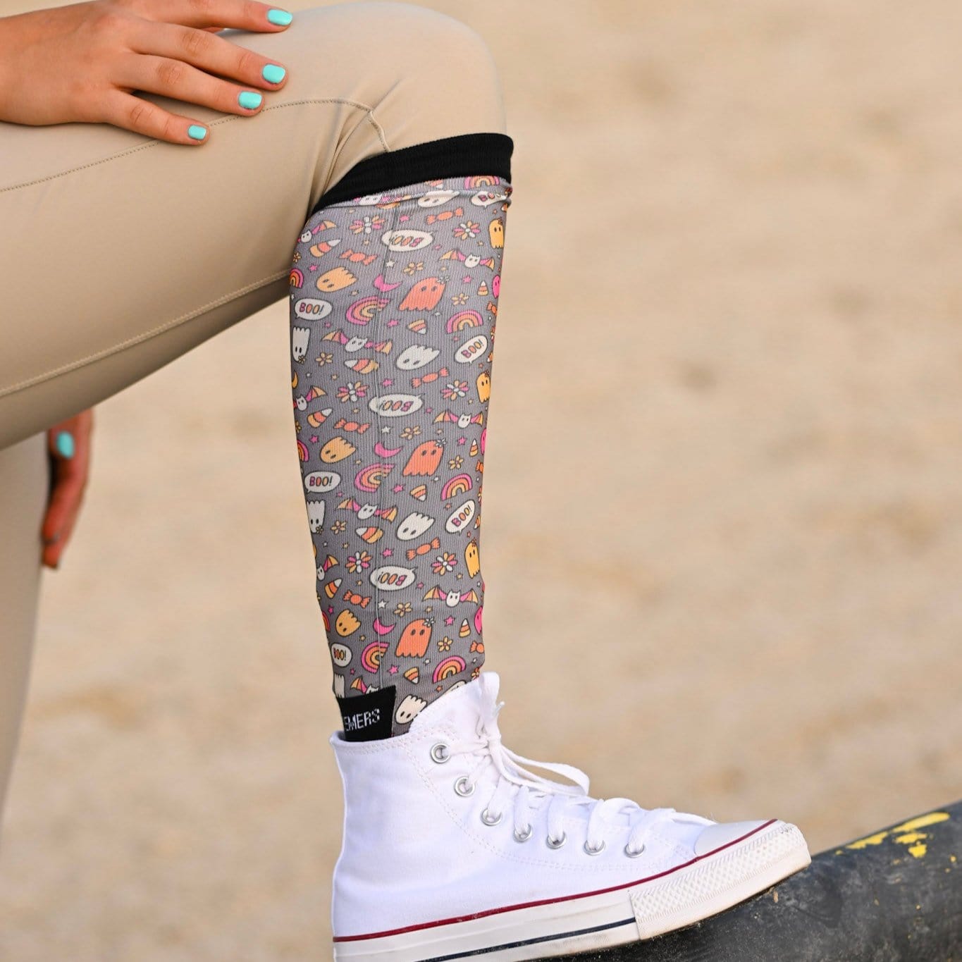 dreamers & schemers Pair of Socks Super Boo Youth Socks equestrian boot socks boot socks thin socks riding socks pattern socks tall socks funny socks knee high socks horse socks horse show socks