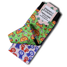 Taco Cat Pair & a Spare equestrian boot socks featuring taco and cat print, alternate angle, by Dreamers & Schemers