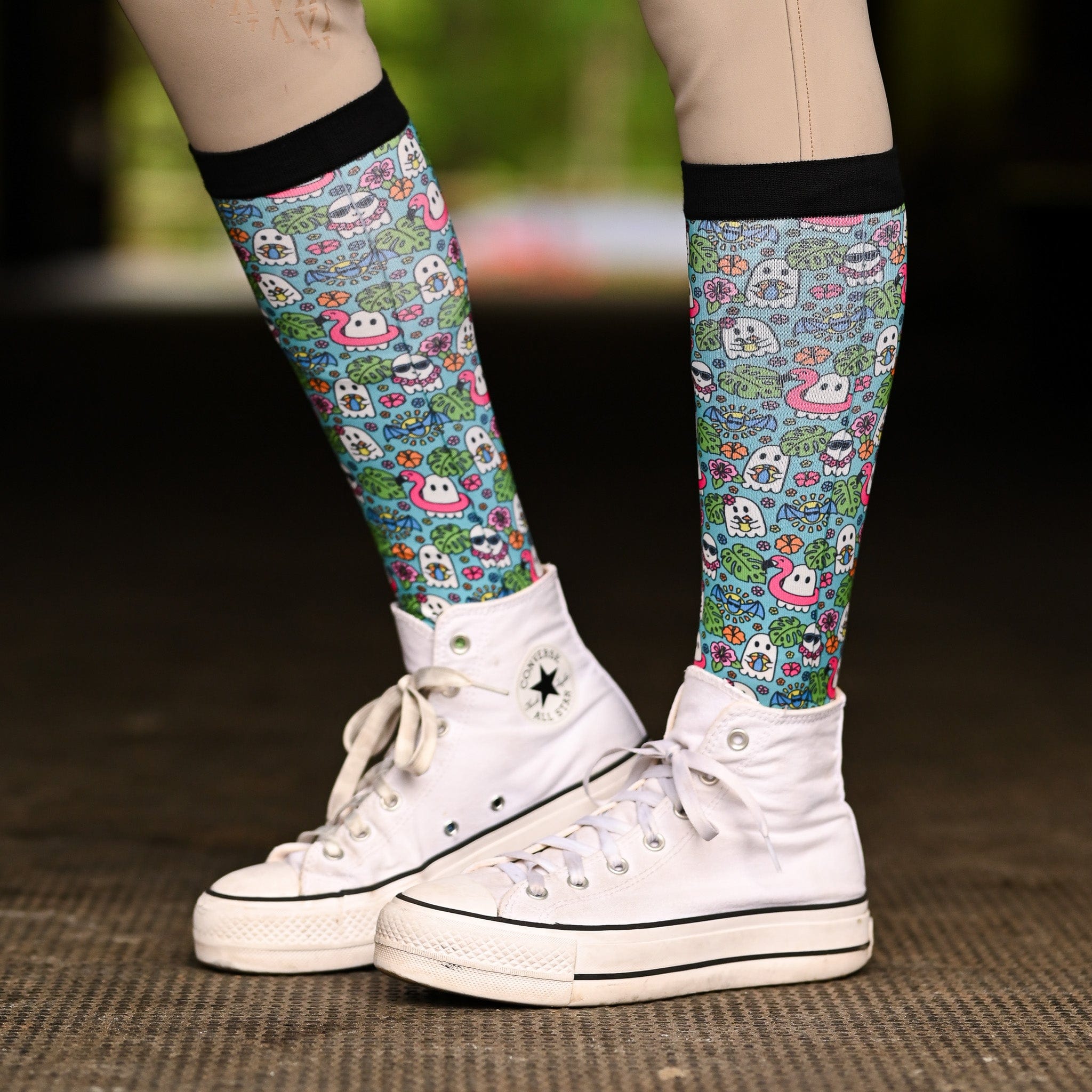 dreamers & schemers Pair of Socks That's the Spirit Youth Socks equestrian boot socks boot socks thin socks riding socks pattern socks tall socks funny socks knee high socks horse socks horse show socks