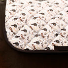 Dreamers & Schemers The Hunt Saddle Pad – patterned saddle pad, equestrian gift, horseback riding gear from Dreamers & Schemers Saddle Pads