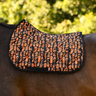 dreamers & schemers Saddle Pad Totally GhoulSaddle Pad equestrian boot socks boot socks thin socks riding socks pattern socks tall socks funny socks knee high socks horse socks horse show socks