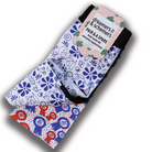 Vacay Pair & a Spare equestrian boot socks featuring vacation beach tropical, alternate angle, by Dreamers & Schemers