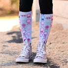 dreamers & schemers Pair & A Spare Vintage Ribbons Pair & a Spare Socks equestrian boot socks boot socks thin socks riding socks pattern socks tall socks funny socks knee high socks horse socks horse show socks