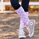 dreamers & schemers Pair & A Spare Warm Up Ring Pair & a Spare Socks equestrian boot socks boot socks thin socks riding socks pattern socks tall socks funny socks knee high socks horse socks horse show socks