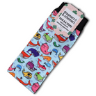 Whale Whale Whale youth Pair & a Spare boot socks with whale ocean print, by Dreamers & Schemers