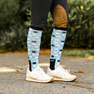 dreamers & schemers Pair & A Spare Who's a Black Sheep Pair & A Spare Socks equestrian boot socks boot socks thin socks riding socks pattern socks tall socks funny socks knee high socks horse socks horse show socks