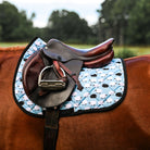 dreamers & schemers Saddle Pad Who's a Black Sheep Saddle Pad equestrian boot socks boot socks thin socks riding socks pattern socks tall socks funny socks knee high socks horse socks horse show socks