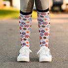 dreamers & schemers Youth Pair & a Spare Wildflowers Youth Pair & a Spare equestrian boot socks boot socks thin socks riding socks pattern socks tall socks funny socks knee high socks horse socks horse show socks