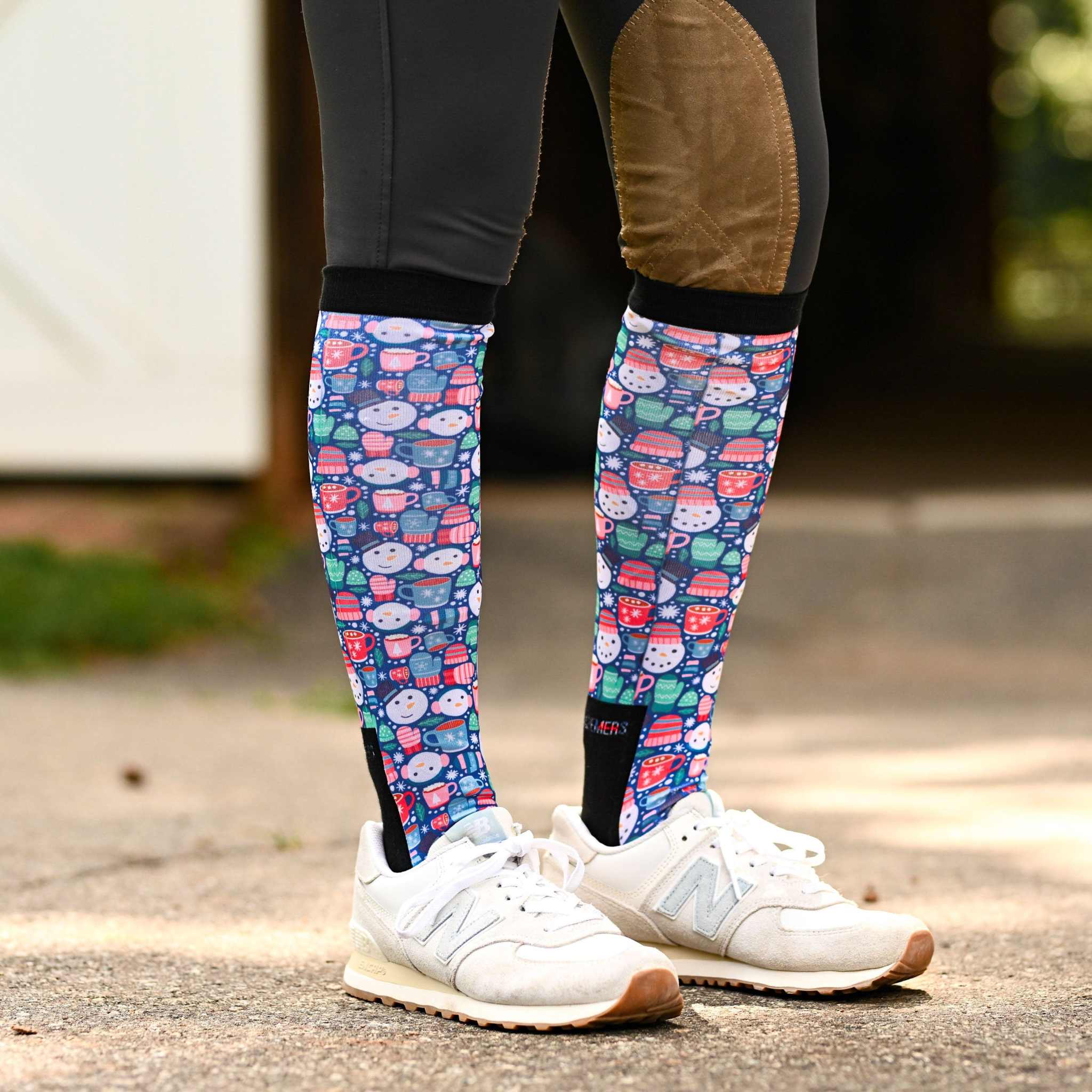 dreamers & schemers Pair & A Spare Winter Warm Up Pair & A Spare Socks equestrian boot socks boot socks thin socks riding socks pattern socks tall socks funny socks knee high socks horse socks horse show socks