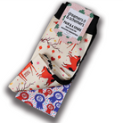 Year of the Horse Pair & A Spare Socks with black top and flat-seam toe, sold in three-pair packs.