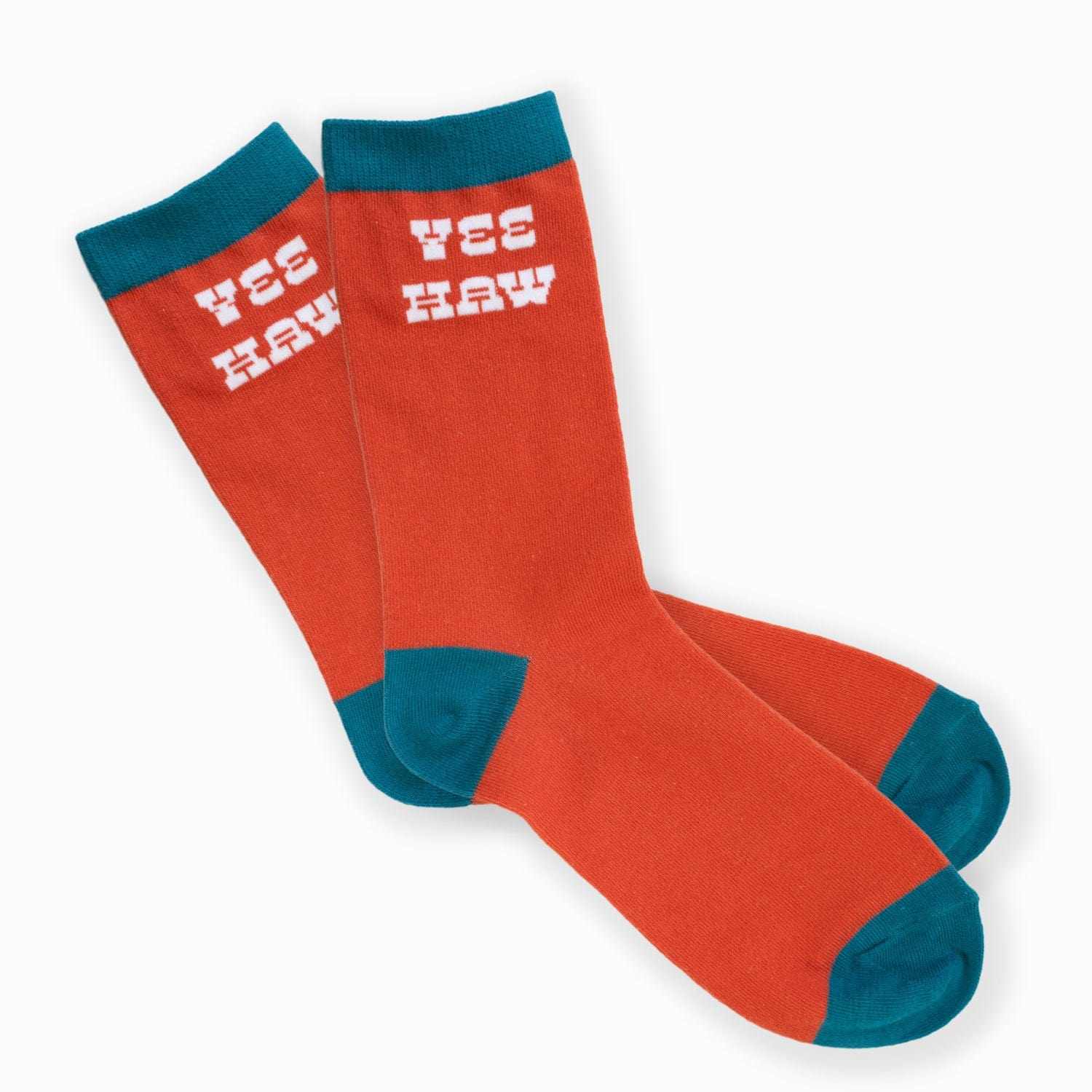 dreamers & schemers Crew Socks Yee Haw Crew Socks equestrian boot socks boot socks thin socks riding socks pattern socks tall socks funny socks knee high socks horse socks horse show socks