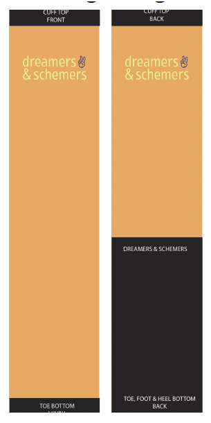 Single Logo Centered at Top, Front & Back